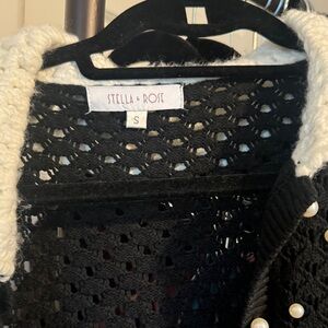 Black and White Women's Sweater